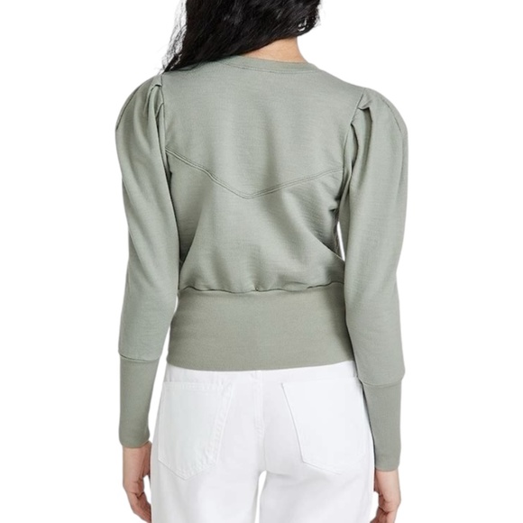 AG Adriano Goldschmied puffsleeve yoke sweatshirt.** Sz XL** - Picture 3 of 16